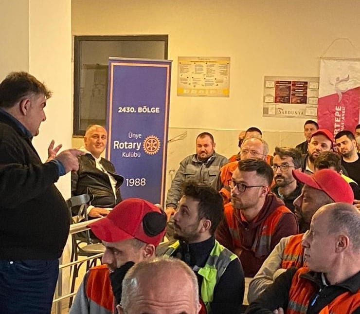 Ünye Rotary’den Madde Bağımlılığı, Siber Zorbalık ve Dijital Bağımlılık Semineri