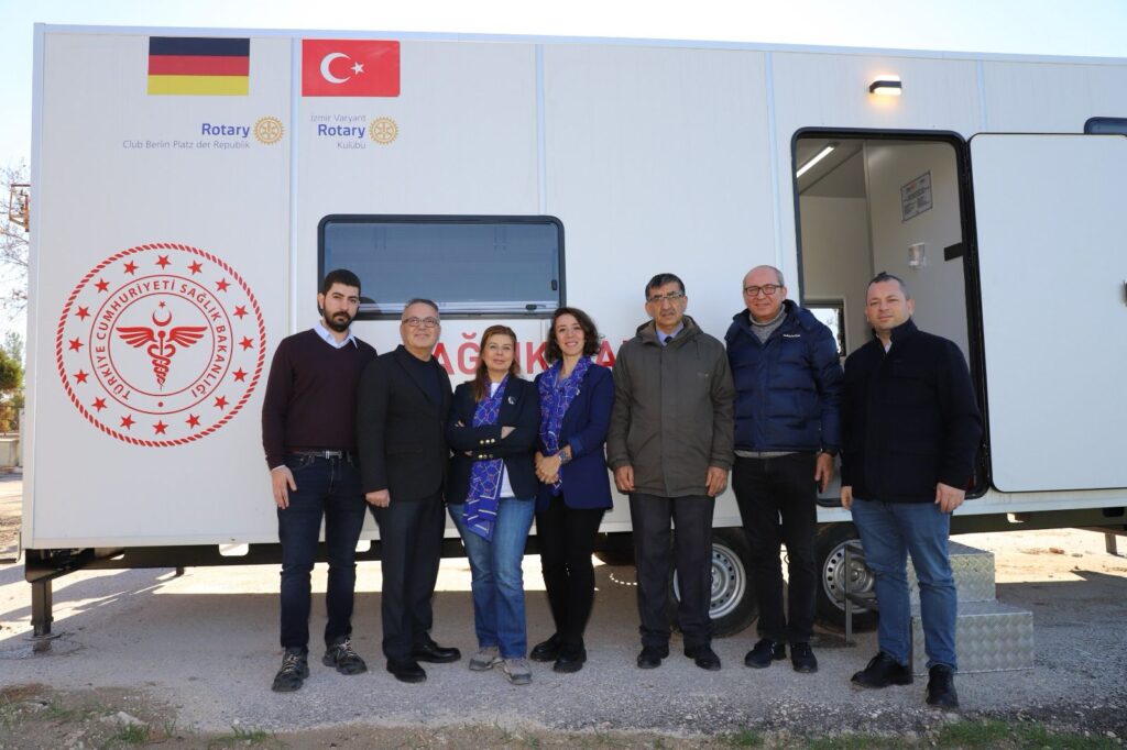 Rotary’den Adıyaman’a Mobil Klinik Desteği