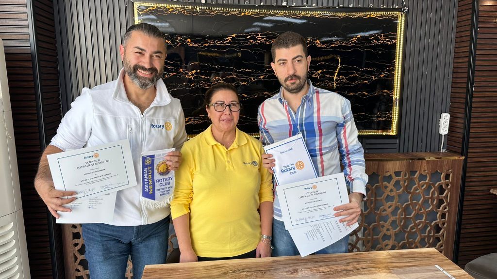 Bodrum, Karia, Adıyaman Nemrut ve Kos Rotary Kulüpleri El Ele Vererek Kardeş Kulüp Protokolü İmzaladı