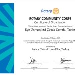 Efes Rotary Kulübü’nden Ege Üniversitesi ile Örnek Toplum Birliği Projesi